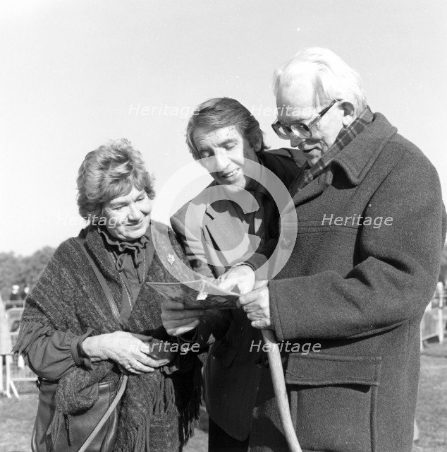 Michael Foot at a CND rally, London, October 1983. Artist: Henry Grant