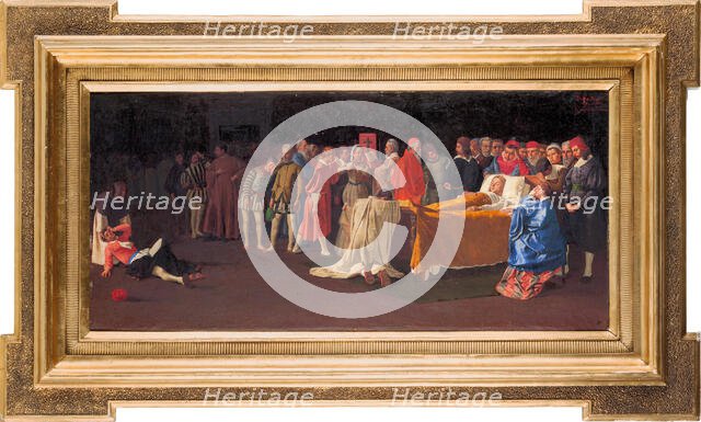 The Death of Raphael, 1885. Creator: Boffa, Nicola (1859-1925).