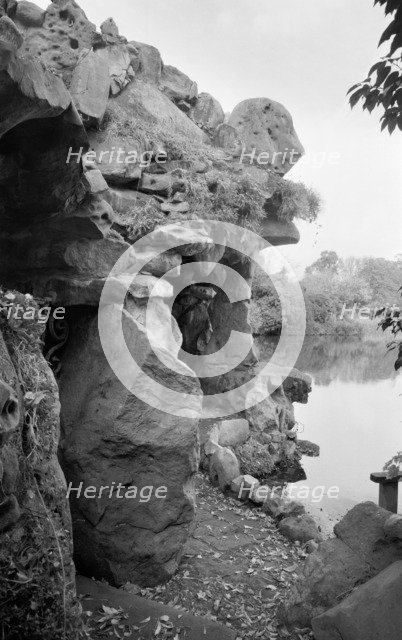 Grotto at Ascot Place, Winkfield, Berkshire, 1945. Artist: Eric de Maré