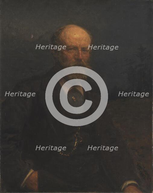 Self-Portrait, 1902. Creator: Viggo Johansen.