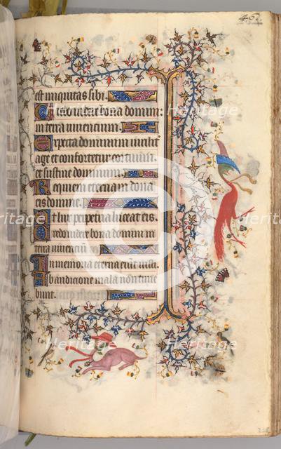 Hours of Charles the Noble, King of Navarre (1361-1425): fol. 225r, Text, c. 1405. Creator: Master of the Brussels Initials and Associates (French).