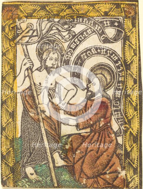 Christ Appearing to Saint Thomas, 1460/1480. Creator: Master of the Borders with the Four Fathers of the Church.