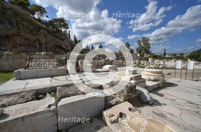 The Lesser Propylaea, Eleusis, Greece. Artist: Samuel Magal