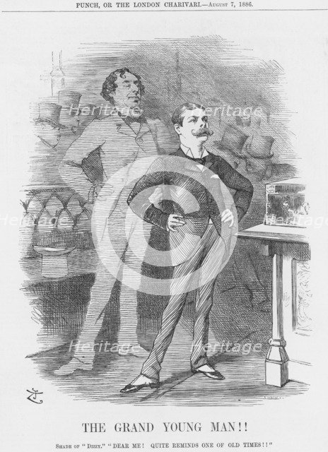 'The Grand Young Man!!', 1886. Artist: Joseph Swain