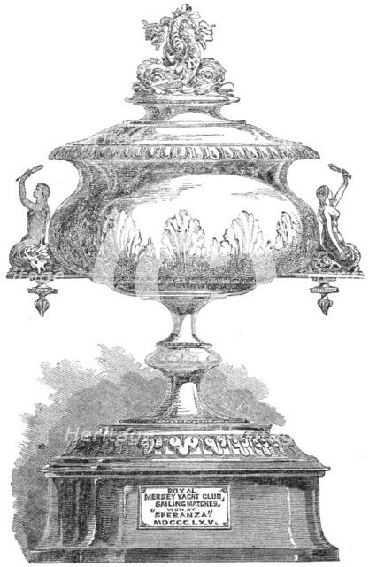 Schooner Prize of the Royal Mersey Yacht Club, 1865. Creator: Unknown.