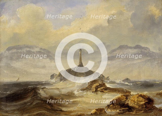 Lighthouse on the Norwegian Coast, probably 1860s. Creator: Peder Balke.