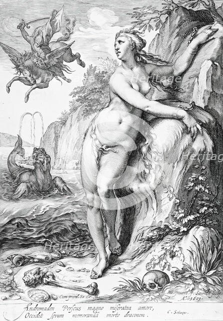 Andromeda, 1601. Creator: Jan Saenredam.