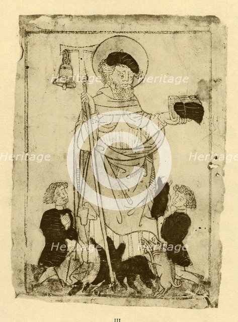 'St. Antony The Hermit', 1915. Creator: Unknown.