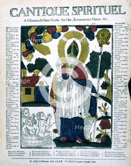 St Nicholas, 19th century. Artist: Anon