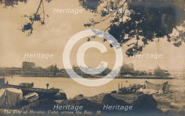 The City of Havana, Cuba, across the Bay, c1930. Artist: Unknown