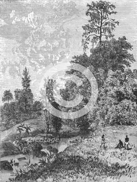 'View near Tchelga, Abyssinian plateau; A journey through Soudan and Western Abyssinia..., 1875. Creator: Unknown.