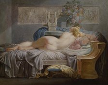 Sapho, late 18th-early 19th century. Creator: Jean-Baptiste Regnault.