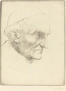 Cardinal Manning, 3rd plate. Creator: Alphonse Legros.