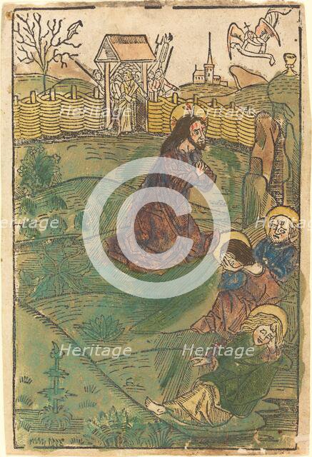 Christ on the Mount of Olives, c. 1490. Creator: Unknown.