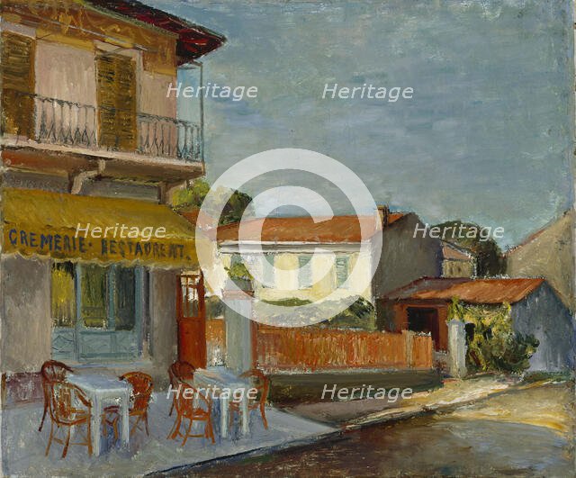 Cityscape of Cannes, c1930s. Creator: Meri Genetz.