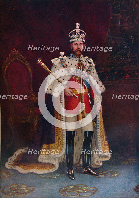 'King George V', 1917. Artist: Garratt & Atkinson.
