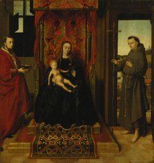 Virgin and Child with Saints Jerome and Francis, 1457. Creator: Petrus Christus.