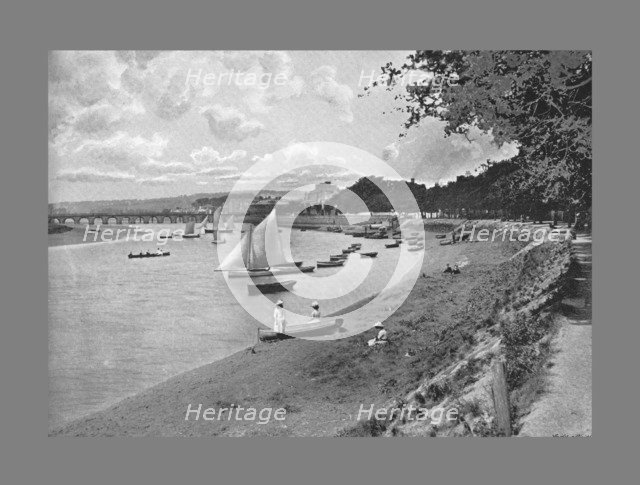 Barnstaple from South Walk, c1900. Artist: Vickery Bros.