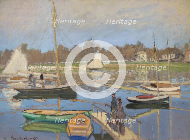 Le bassin d'Argenteuil, 1874. Creator: Monet, Claude (1840-1926).