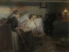 Death is Near, 1898. Creator: Otto Heichert.