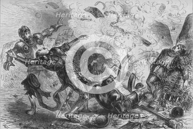 'Death of James II. of Scotland', c1880. Artist: Unknown.