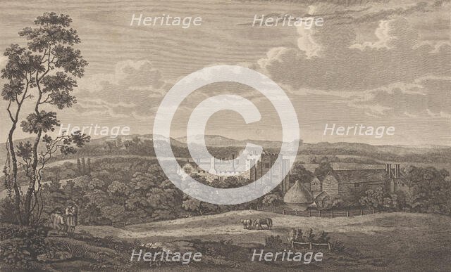Hever Castle in the County of Kent, from Edward Hasted's, The History and Topographical..., 1777-90. Creator: Richard Bernard Godfrey.