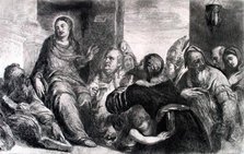 Christ Disputing with the Doctors in the Temple, 1826. Creator: Andrew Geddes.