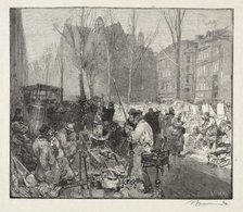 Marché à la Ferraille. Creator: Auguste Louis Lepère (French, 1849-1918).