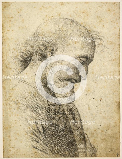 Buste d'homme, 1500-1503. Creator: Perugino (ca. 1450-1523).