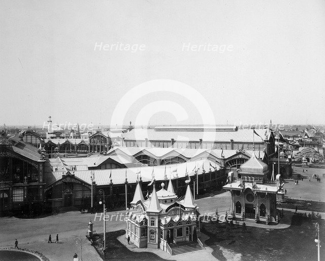 General view, the All-Russia Exhibition, Nizhny Novgorod, Russia, 1896.  Artist: Maxim Dmitriev