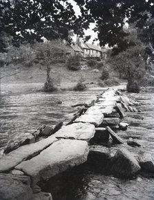 Tarr Steps, near Dulverton, Exmoor, Somerset, c1955. Creator: Arthur Charles Kirby Ware.