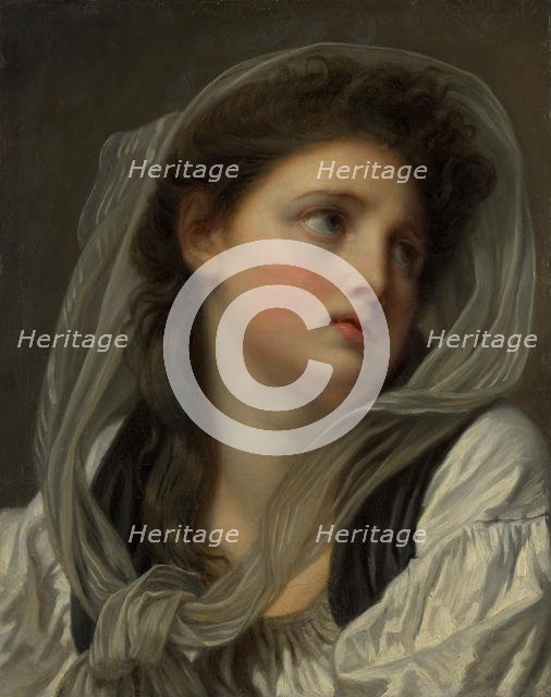 Head of a Young Woman, possibly 1780s. Creator: Jean-Baptiste Greuze.
