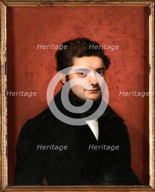 Portrait of the Composer Saverio Mercadante (1795-1870). Creator: Bezzuoli, Giuseppe (1784-1855).