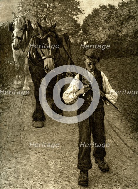 'The Plough Boy', 1900. Artist: Unknown