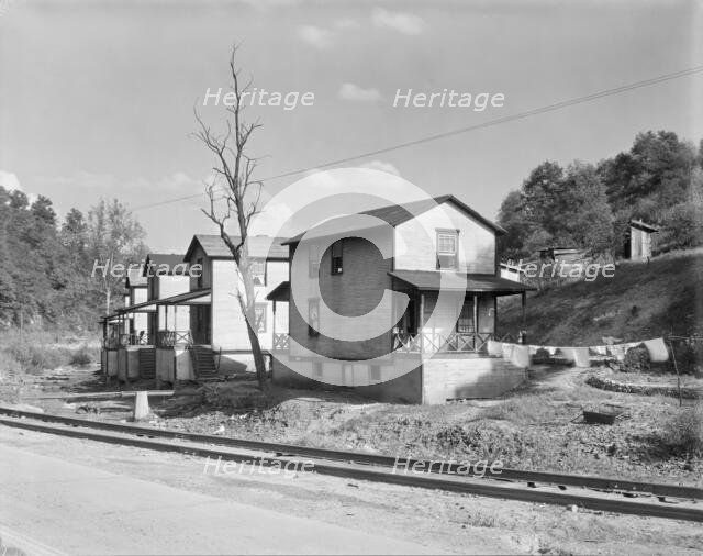 Company houses, Scott's Run mining camps near Morgantown, West Virginia, 1935. Creator: Walker Evans.