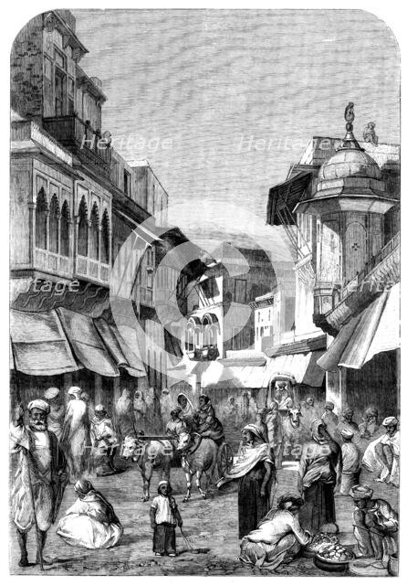 The Main Street of Agra, 1858. Creator: Unknown.