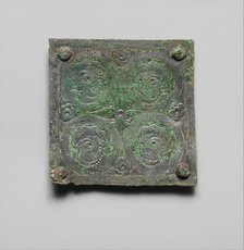 Tinned-Copper Plaque with a Personification, Byzantine, 350-400. Creator: Unknown.