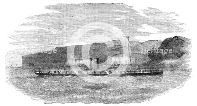 The Four-Paddle-Wheel Danube Steamer "Tachtalia", 1854. Creator: Unknown.