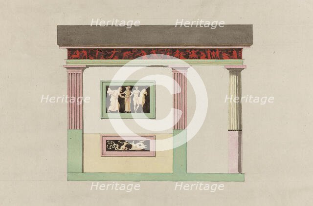 The temple in Skärva. Left outer wall (8), 1785. Creator: Carl August Ehrensvard.