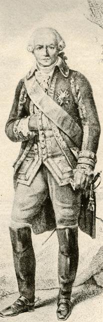 'Comte de Rochambeau, showing dress of a French officer', 1791, '1937'. Creator: Unknown.
