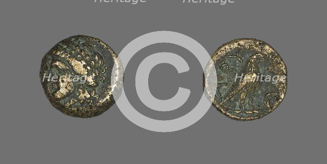 Coin Depicting the God Apollo, 320-200 BCE. Creator: Unknown.