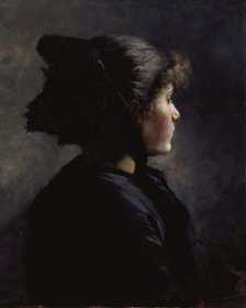 Munich Girl, 1884. Creator: Theodore Clement Steele.