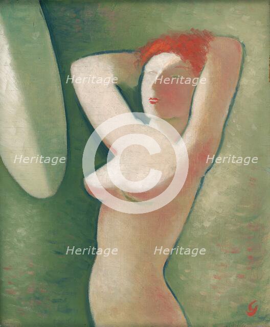 In front of the Mirror, 1936. Creator: Mikulas Galanda.