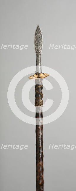 Boar Spear, Austria, 1680/1700 with later decoration. Creator: Unknown.