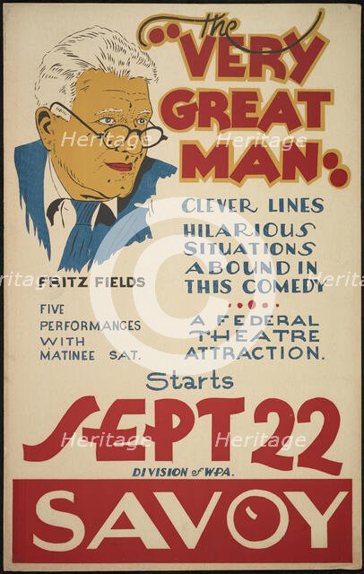 A Very Great Man, San Diego, 1938. Creator: Unknown.