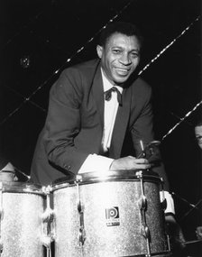 Sam Woodyard, American jazz drummer, c1963. Creator: Brian Foskett.