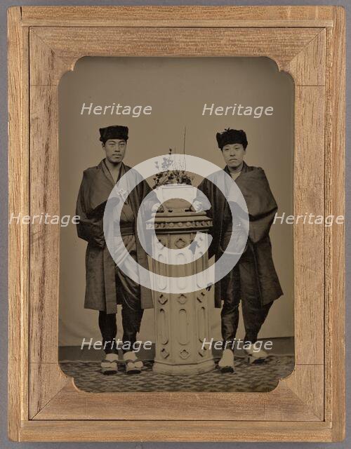 Two Japanese Men, about 1870s-1890s. Creator: Unknown.