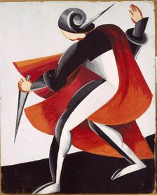 Costume design for the theatre play Romeo and Juliet by W. Shakespeare, 1921. Creator: Exter, Alexandra Alexandrovna (1882-1949).