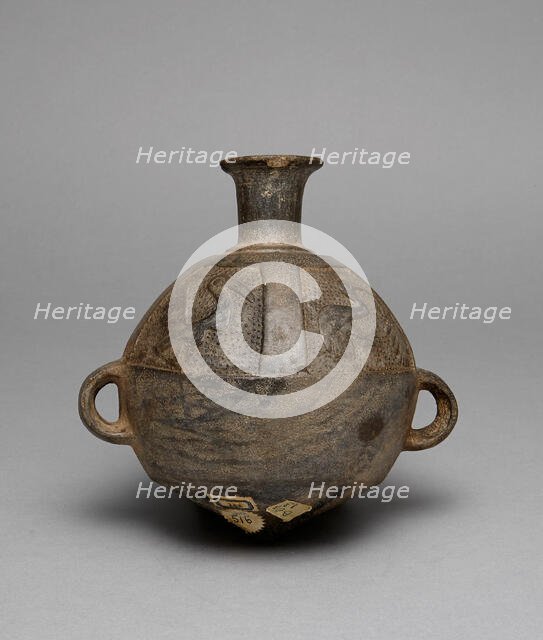 Vessel (Aryballos) with Relief Depicting Birds and Fish, A.D. 1200/1450. Creator: Unknown.