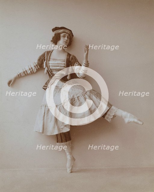 Tamara Karsavina, Russian ballerina, 1911. Artist: Unknown